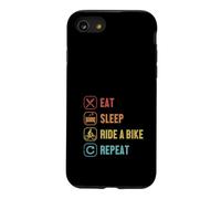 Carcasa para iPhone SE (2020) / 7/8 Eat Sleep Ride A Bike Repeat Bicycle Bike Ciclismo Bicicleta