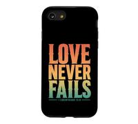Carcasa para iPhone SE (2020) / 7/8 El Amor Nunca Falla versículo bíblico 1 Corintios 13:8