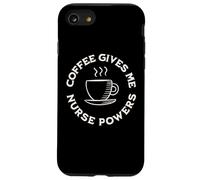 Carcasa para iPhone SE (2020) / 7/8 El café me da Poderes de Enfermera Divertida Amante del café