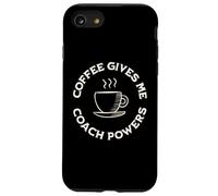 Carcasa para iPhone SE (2020) / 7/8 El café me da Poderes de Entrenador: Divertido Entrenamiento para Amantes del café