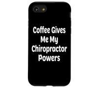 Carcasa para iPhone SE (2020) / 7/8 El café me da Poderes quiropráctico Divertido quiropráctico