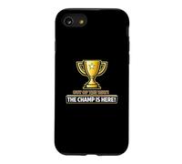 Carcasa para iPhone SE (2020) / 7/8 El campeón está aquí, 1er Lugar, Ganador, Torneo.