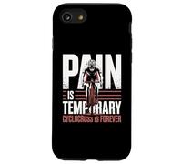 Carcasa para iPhone SE (2020) / 7/8 El Dolor es ciclocross Temporal para Siempre Bicicleta ciclocross Bicicleta