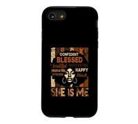 Carcasa para iPhone SE (2020) / 7/8 Ella Soy yo, Fuerte, educada, Historia Negra, Segura de sí Misma, bendecida