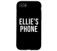 Carcasa para iPhone SE (2020) / 7/8 Ellie's Phone Negro Blanco Nombre Ellie