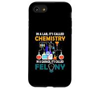 Carcasa para iPhone SE (2020) / 7/8 En un Laboratorio se Llama química en el Garaje se Llama delito Grave