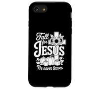 Carcasa para iPhone SE (2020) / 7/8 Enamorarse de Jesús Él Nunca Deja Cristiana Fe Cruz Calab