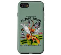 Carcasa para iPhone SE (2020) / 7/8 Enjoy Cool Funny Tiger Flying Cartoon, Wild Tiger Graphic
