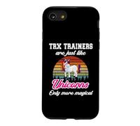 Carcasa para iPhone SE (2020) / 7/8 Entrenamiento TRX/Funny Colorful Unicorn Personal Trainers