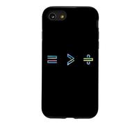 Carcasa para iPhone SE (2020) / 7/8 Equality is Greater Than Division Math Symbol Social Justice