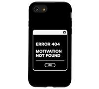 Carcasa para iPhone SE (2020) / 7/8 Error 404 Motivación No Encontrada Divertido Lazy Geek Cita Diseño