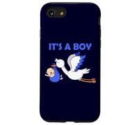 Carcasa para iPhone SE (2020) / 7/8 Es un niño cigüeña Embarazo revelación de género Baby Shower
