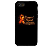 Carcasa para iPhone SE (2020) / 7/8 Escuadrón de Apoyo Cinta Naranja de Conciencia sobre la Violencia en el noviazgo Adolescente