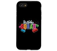 Carcasa para iPhone SE (2020) / 7/8 Escuadrón de cumpleaños Jugando Ladrillos Constructor Bloque Edificio niño