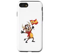 Carcasa para iPhone SE (2020) / 7/8 Español Barcelona España Toro con Bandera Niños Viaje Souvenir
