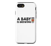 Carcasa para iPhone SE (2020) / 7/8 Esperando Madre Un Bebé Está Preparando Café Divertido Embarazo