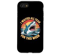 Carcasa para iPhone SE (2020) / 7/8 Esperé Todo el año para Esta Semana Amante de los Tiburones Ocean Wildlife