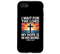 Carcasa para iPhone SE (2020) / 7/8 Espero al Señor Salmo 130:5 Escritura Fe