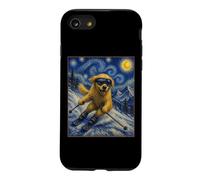 Carcasa para iPhone SE (2020) / 7/8 Esquí Golden Retriever Art Skiier Perro en Ski Hill