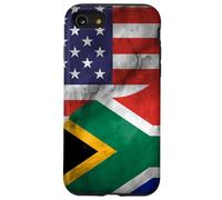 Carcasa para iPhone SE (2020) / 7/8 Estados Unidos y Sudáfrica Yin Yang - Bandera sudafricana Americana