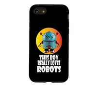 Carcasa para iPhone SE (2020) / 7/8 Este Chico Realmente ama los Robots, Robótica para niños Robot