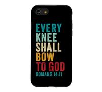 Carcasa para iPhone SE (2020) / 7/8 Every Knee Shall Bow to God: Christian Faith Verse Romans 14