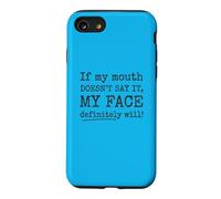 Carcasa para iPhone SE (2020) / 7/8 Expressive Face Sarcástico Introvertido Actitud Gráfico