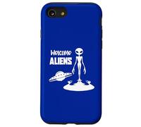 Carcasa para iPhone SE (2020) / 7/8 Extraterrestre emergiendo de Sombra Ciencia ficción ilustración