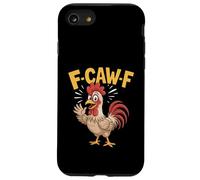 Carcasa para iPhone SE (2020) / 7/8 F-Caw-F Funny Chicken Humor Cita Gritando Gallo Meme Art