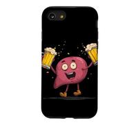 Carcasa para iPhone SE (2020) / 7/8 Feliz día del hígado con Disfraz de Cerveza