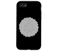 Carcasa para iPhone SE (2020) / 7/8 Fibonacci Girasol Semilla Espiral Sagrada Naturaleza Geometría Arte