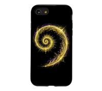 Carcasa para iPhone SE (2020) / 7/8 Fibonacci Relación Espiral Matemático Matemático Geometría Sagrada