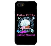 Carcasa para iPhone SE (2020) / 7/8 Fiesta de Sirenas de Padre de cumpleaños para papá Negro