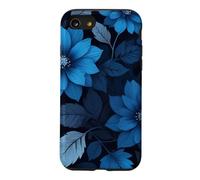 Carcasa para iPhone SE (2020) / 7/8 Flores Azul Oscuro Midnight Floral