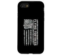 Carcasa para iPhone SE (2020) / 7/8 Flying Fortress Bandera Americana WW2 Camo B17