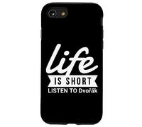 Carcasa para iPhone SE (2020) / 7/8 Fun Composer Life Is Short Escucha el Regalo de Dvorak