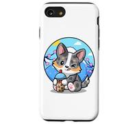 Carcasa para iPhone SE (2020) / 7/8 Funny Boba Bubble Tea Cherry Sakura Blue Merle Corgi Lover