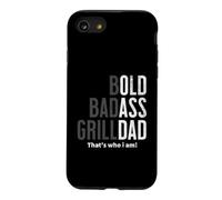 Carcasa para iPhone SE (2020) / 7/8 Funny Bold Badass Grill Dad BBQ Padre Gag Cookout Humor