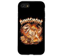 Carcasa para iPhone SE (2020) / 7/8 Funny Camping Smores T-Rex Dinosaur Campfire S'Mores Joke