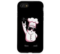 Carcasa para iPhone SE (2020) / 7/8 Funny Chef Rockstar Cook Retro Style Rosa Diseño