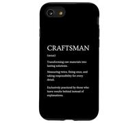 Carcasa para iPhone SE (2020) / 7/8 Funny Craftsman Definición Diccionario Sarcástico