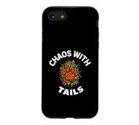 Carcasa para iPhone SE (2020) / 7/8 Funny Dog Owner Chaos with Tails Pet Lover