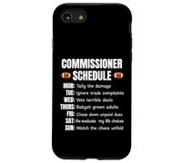 Carcasa para iPhone SE (2020) / 7/8 Funny Fantasy Football Commissioner Schedule Draft Day