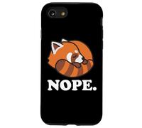 Carcasa para iPhone SE (2020) / 7/8 Funny Kawaii Kids Boys Girls Napping Nope Red Panda Lover