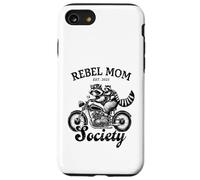 Carcasa para iPhone SE (2020) / 7/8 Funny Rebel Mom Society Racoon Riding Bike Día de la Madre