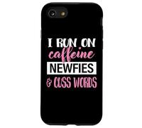 Carcasa para iPhone SE (2020) / 7/8 Funny Womens Girls I Run On Caffeine & Newfies Dog Lover
