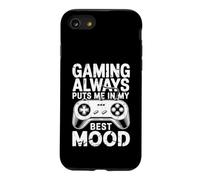 Carcasa para iPhone SE (2020) / 7/8 Gaming Always Puts Me In My Best Mood Funny Gamers Vintage