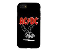 Carcasa para iPhone SE (2020) / 7/8 Gira Mundial Fly On The Wall de AC/DC, 1985, White Lineart