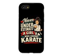 Carcasa para iPhone SE (2020) / 7/8 Go Ahead Underestimate Me Divertido Judo de Artes Marciales con Cinturón Negro