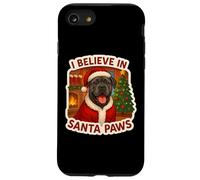 Carcasa para iPhone SE (2020) / 7/8 Gorro de Navidad con Texto en inglés I Believe In Santa Paws Cane Corso Dog Mom Dad
